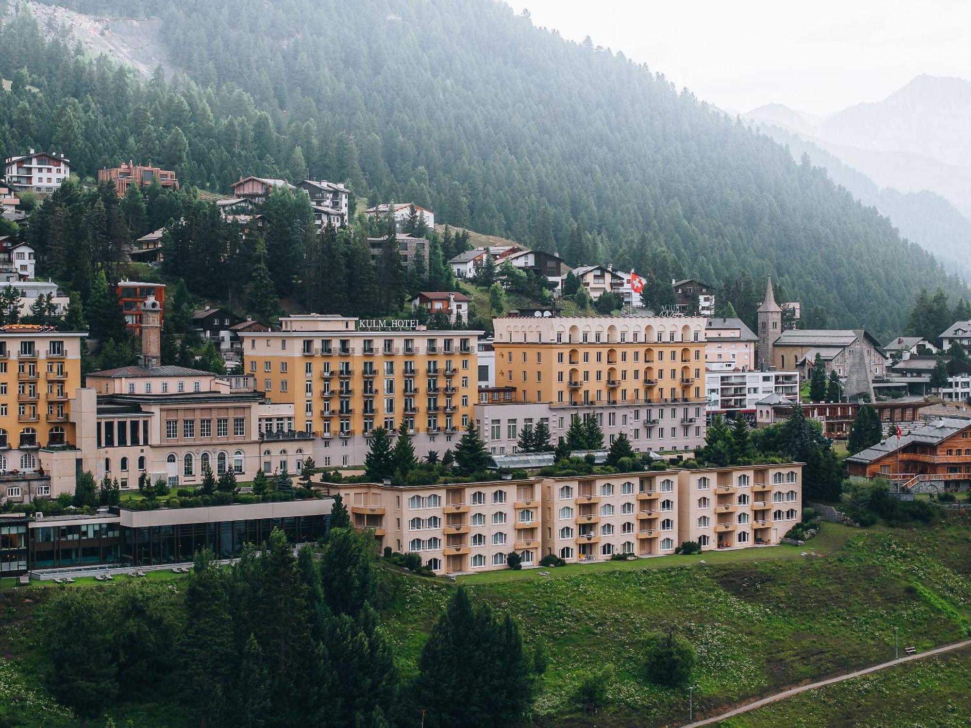 Kulm Hotel St Moritz Exterior foto